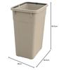 Risu Trash Sorting Bin, Square, 70L, Gray, W&W Sorting Box with Plastic Bag Stopper, Made In Japan