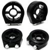 Adaptateur Sandwich pour Refroidisseur de Filtre à Huile M20*1.5 et 3/4-16 Kit Adaptateur Universel pour Capteur de Pression et Température d'Huile Avec Connecteurs