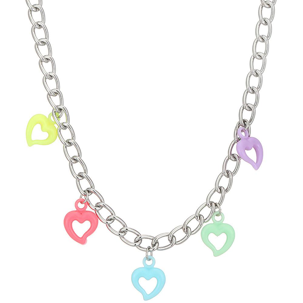 

Unique Heart Womens Necklace With Elegant Hollow Pattern And Fashion Forward Geometric Style XH0747