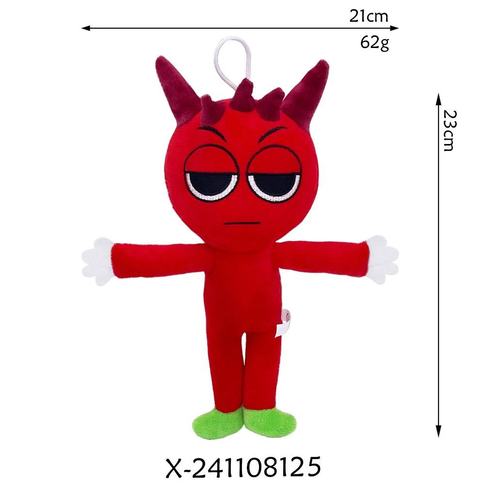 2025 Nové plyšové hračky Sprunki Měkká rytmická krabička Plyšové panenky Plněné herní zboží Plyšáci pro děti Narozeninové vánoční dárky