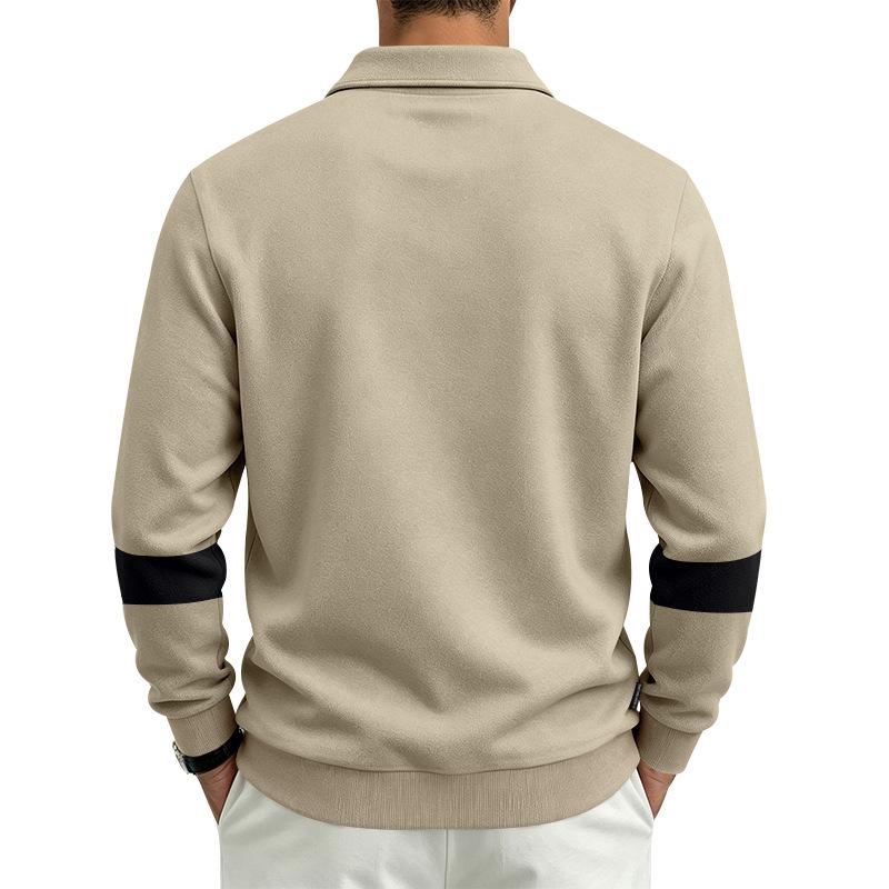 Men S Loose Casual Turn Down Collar Button Polo Shirt For Commute