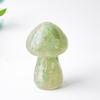 Resin Crystal Mushroom Figurine With Natural Gemstones For Home Decor Gift Ideas