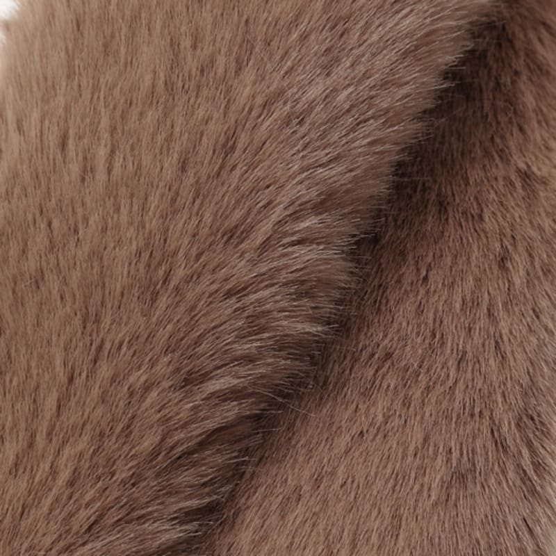 LALA Pelzschal Petite-Braun