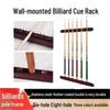 Solid Wood Wall-mounted 6-Cue Billiard Rack