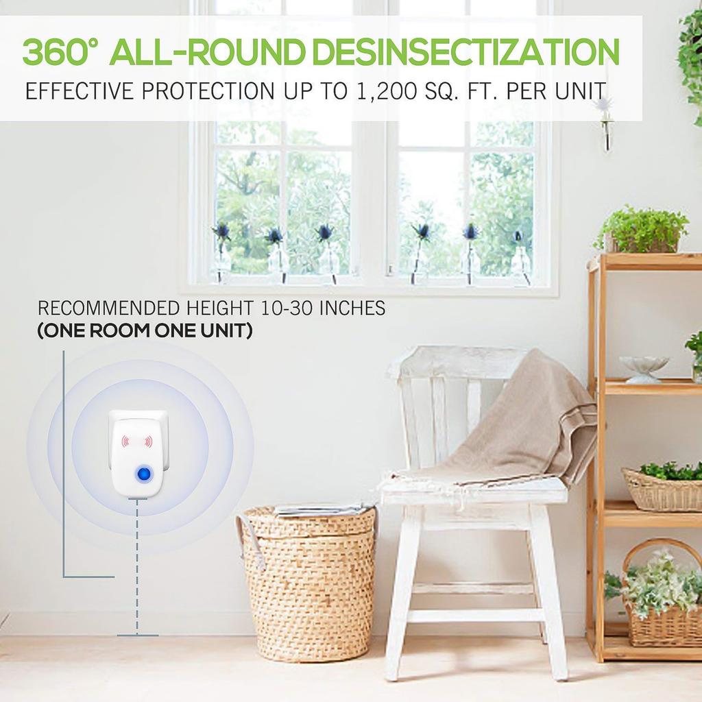 Neu Ultraschall Repeller Elektronische Maus Nagetier Kakerlake Insekten Repeller