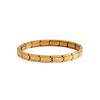 Stretchable Italian Chain Link Bracelet 7mm Popular Modular Stainless Steel Bracelet Square HipHop Elastic Hand Chain Jewelry