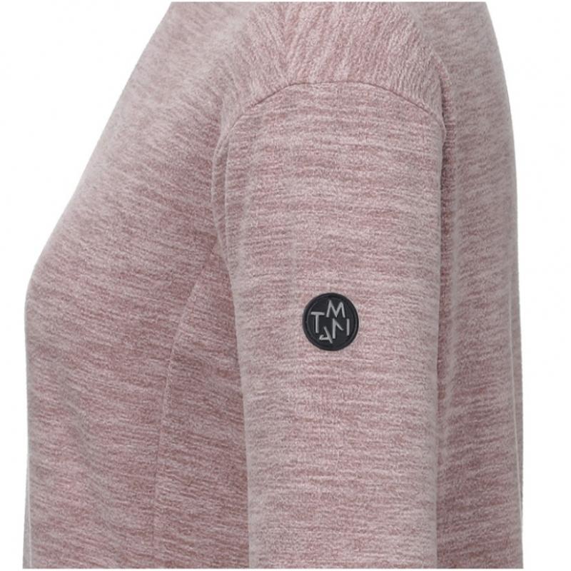  MounTia  Women S Fleece Polar Half Zip T ShirT Pale Beige