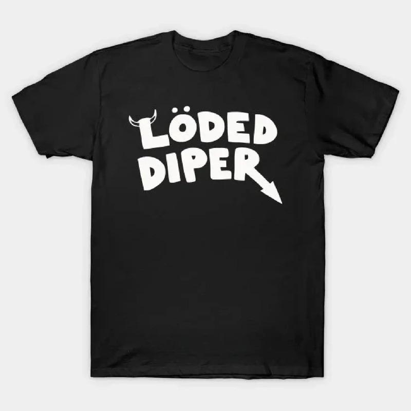 Camiseta Estampada De Funny Clothes Loded Diper Diper Diary S разноцветный