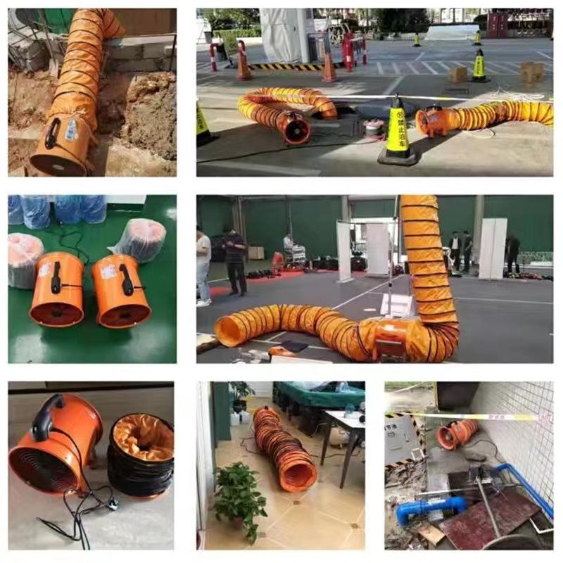 Portable Axial Flow Marine Ventilation and Industrial Exhaust Handheld Fan