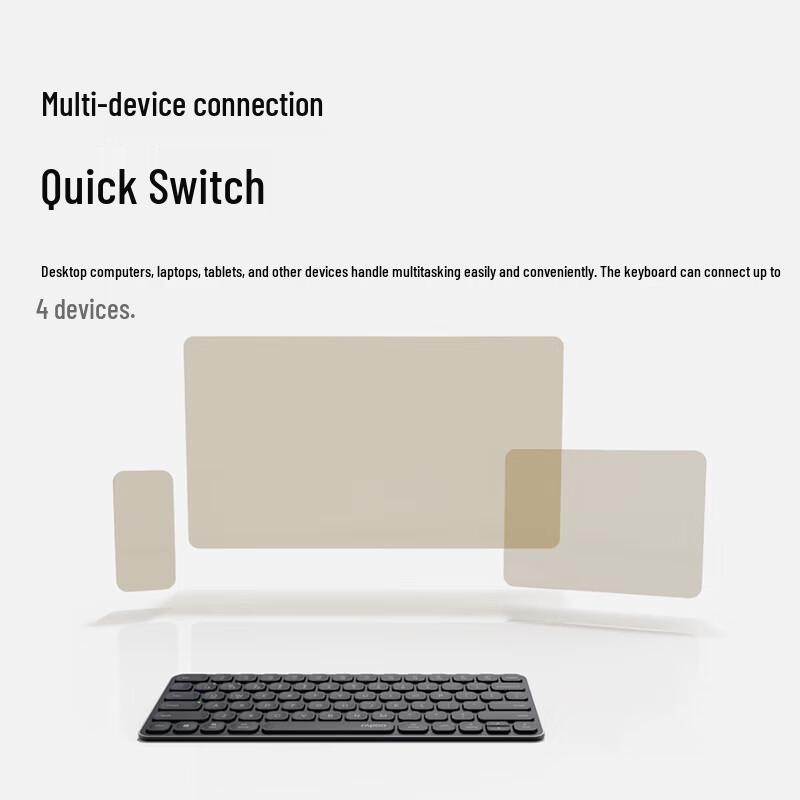 Rapoo E9000G Upgraded 78-Key Multi-Mode Wireless Keyboard