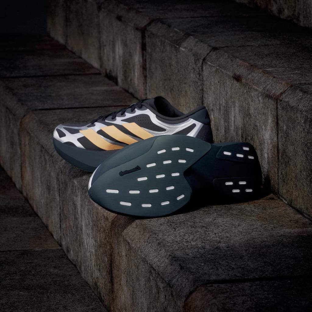 adidas Adizero EVO SL EXO Shoes KI4766 Men's Performance Sports Shoes Carbon / Lucid Orange / Silver Metallic