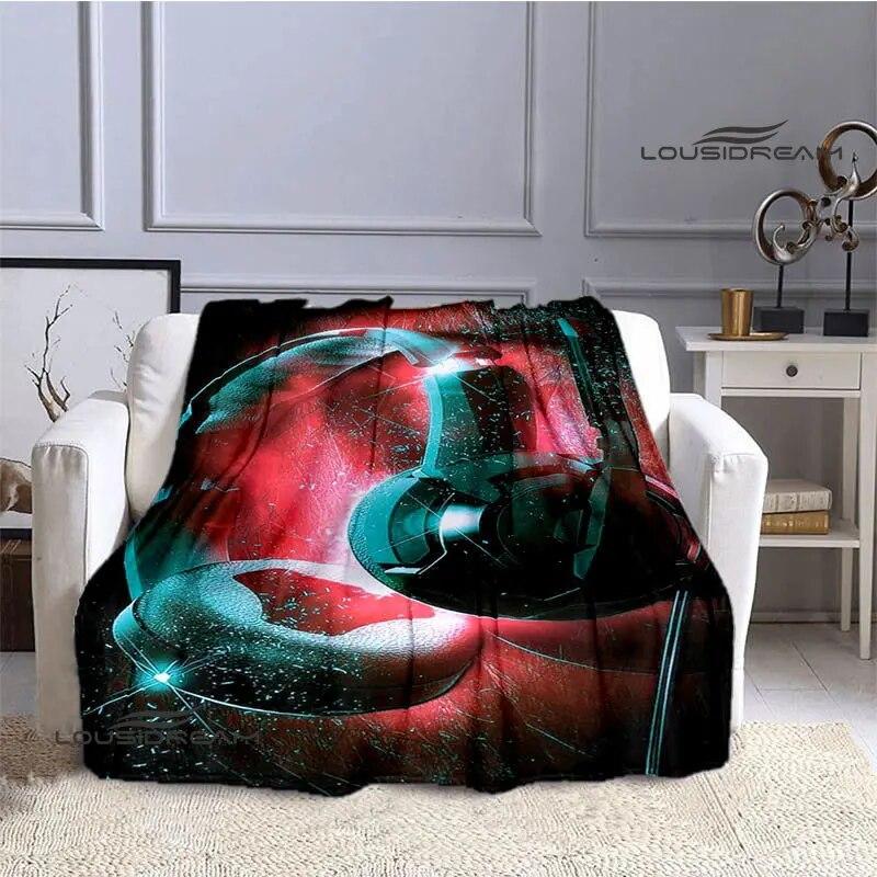 3D Headset Printed Blanket Children's Beautiful Warm Blanket Flannel Soft and Comfortable Home Travel Blanket Birthday Gift