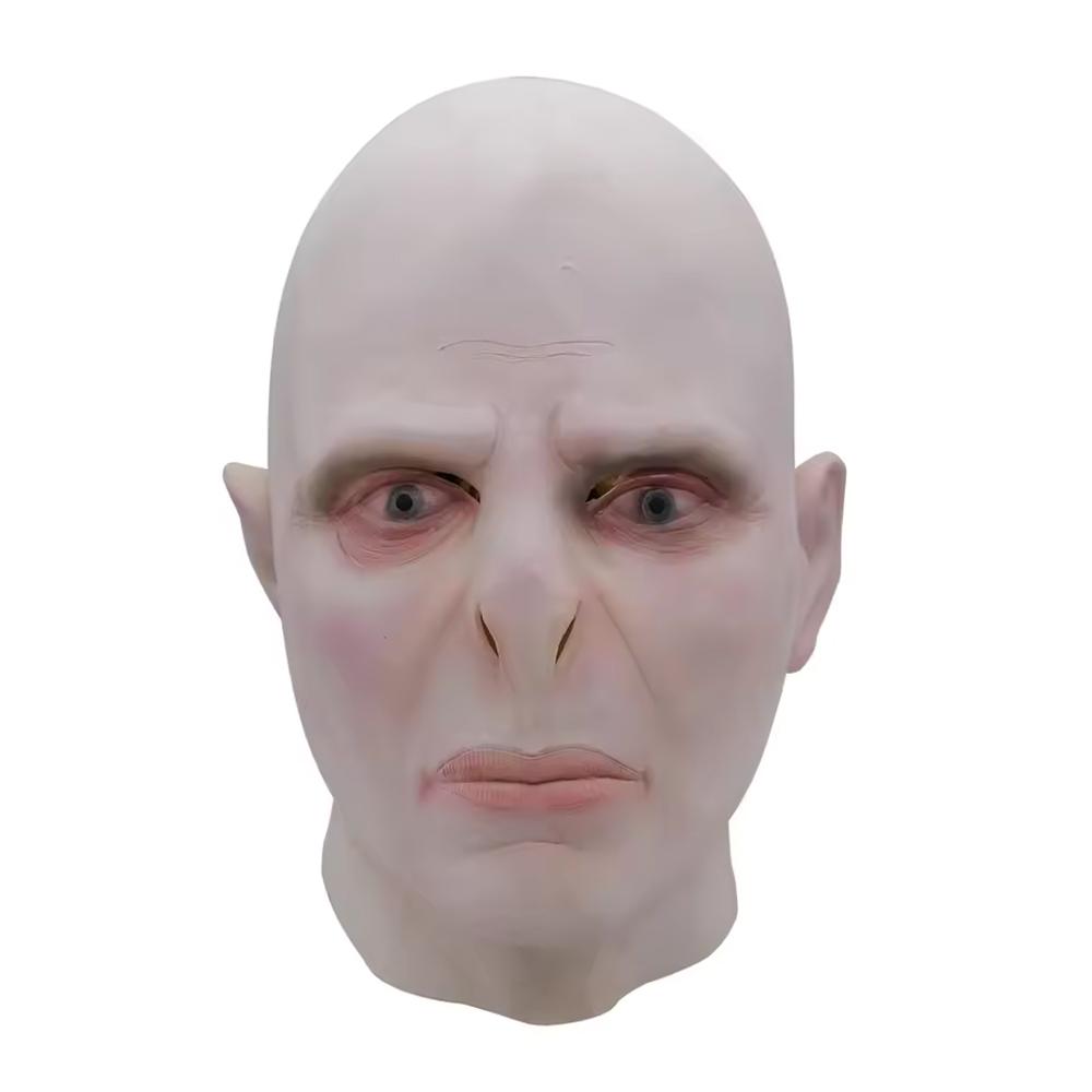2025 Voldemort Mask Dobby The Elf Mask Hood Harry Movie Cos Horror Thriller Bald Latex Mask Halloween Mask For Adult