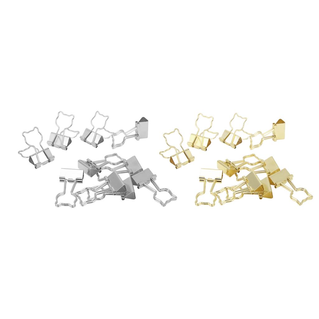20Pcs Small  Clips Little Bear Handle Design Eco Friendly  Sturdy Multifunction Small P