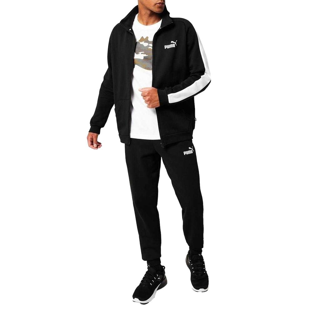 Puma Conjunto de chándal de forro polar limpio para hombre