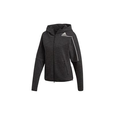 Zne Fz Winter Plüsch Warme Kapuzenjacke Damen Jacke Schwarz GU2080