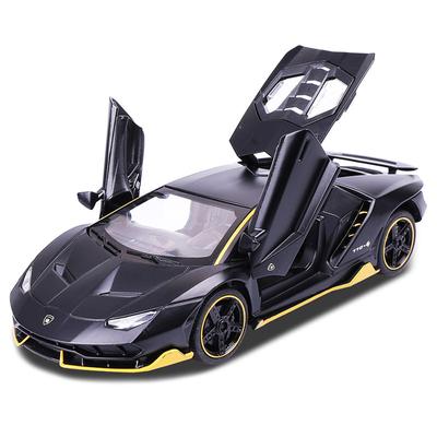1/32 Lamborghini LP770 Auto Lega Modello Auto Sportiva Diecast Suono Super Corsa Coda Sollevabile Auto Giocattolo per Bambini Regalo per Bambino