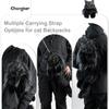 Chongker Handmade Realistic Cat Plush Toy a Gift for Pet Lovers and Women Maine Backpack, (Black Cat)
