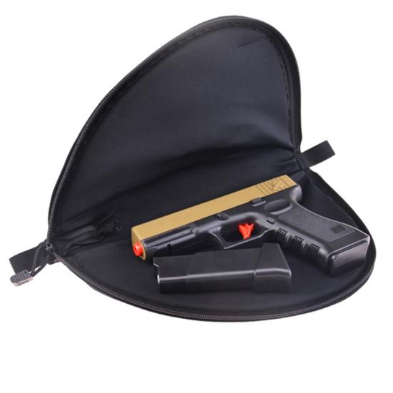Outdoor Sport Taktyczny dywanik pistoletowy Wyściełane gąbką etui Zapinane na zamek błyskawiczny