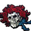 Grateful Dead Bertha Skull Woven Iron On Patch