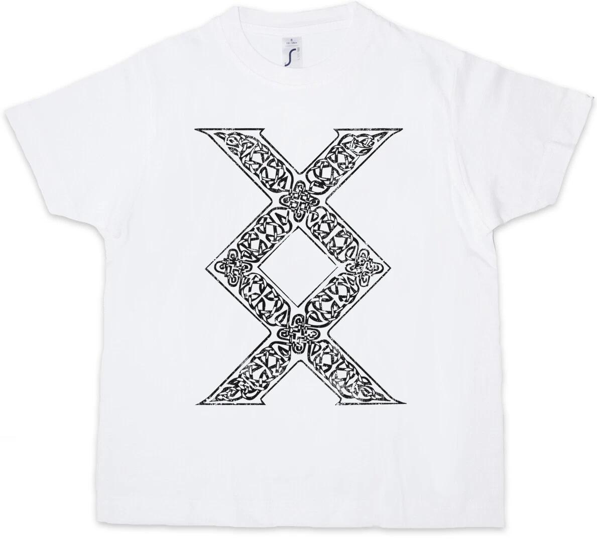 INGUZ RUNE Kids Boys T-Shirt Ingwaz Iggws Enguz Norse Vikings God Odin Thor- 150