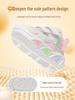 Bobodou Light-Up Girls' Toddler Shoes - 2025 New Style, Dual-Layer Cotton, Velvet-Lined for Autumn/Winter