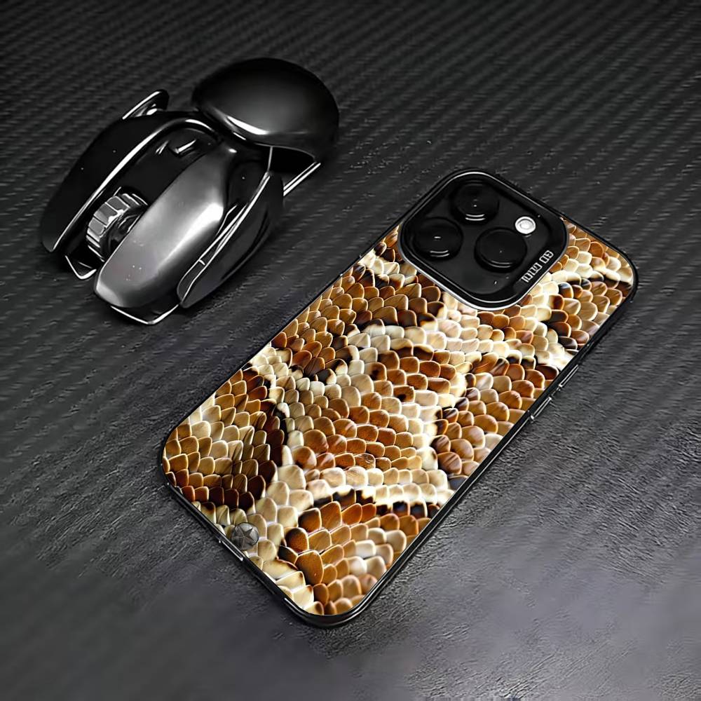 S-Snake S-Skin Phone Case For iPhone 17,16,15,14,13,12,11 Plus,Pro Max,XS,Colorful Silver Phone case Funda Cover