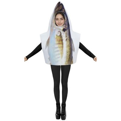 Funny Halloween Suit Easy To Wear Fish Costume For Men and Women Role Playing Gatherings Themed Parties