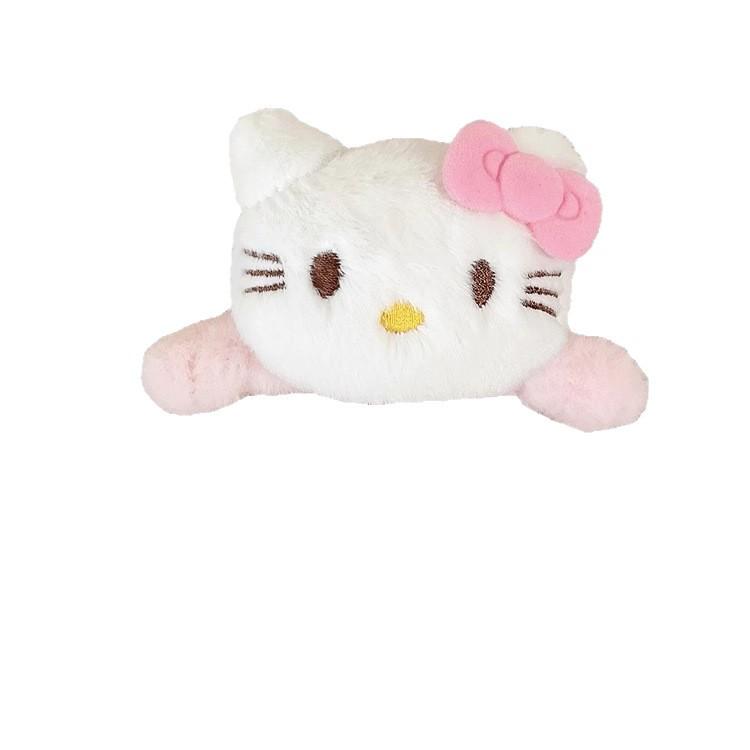 Korėjietiško stiliaus rožinis Hello Kitty žnyplės segtukas – mielas kačiuko ryklio plaukų aksesuaras mergaitėms