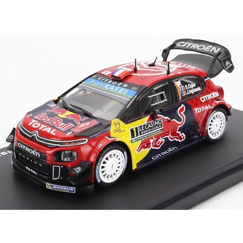 

1/43 WRC citroen C3 2019 monte carlo rally Citroen #1 Ogier/Ingrassia mini car [product]