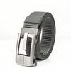 Fashionable Outdoor Sports Versatile Non Perforated Automatic Buckle Canvas Belt Men's Tactical Pants Belt Belt