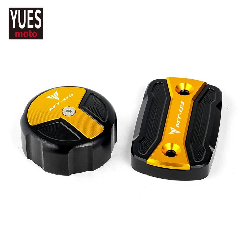 Motorcycle Accessories Front Rear Brake Fluid Reservoir Cap Cover For YAMAHA MT03 MT-03 Mt03 2015-   2018 2017 2016