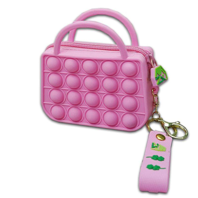 Vibrant Pop It Pouch Bag With Soft Bubble Design For Stress Relief And Storage