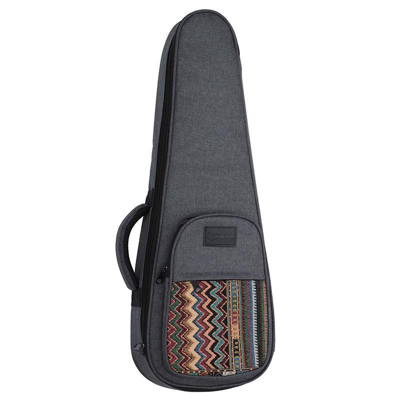 Bohemian Ukulele Bag - 21", 23", 26" with Padding and Double Shoulder Straps