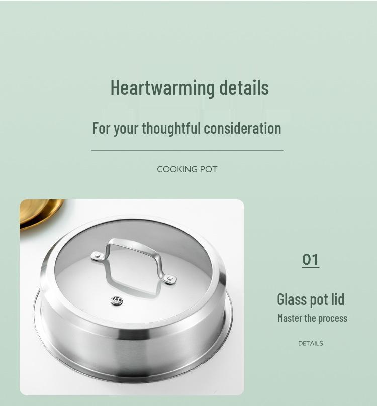 Nerezový parní hrnec s velkou kapacitou: Protiopaření, Vícevrstvý design pro vaření & dušení