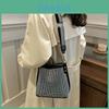 Elegant Rhinestone Studded Bucket Bag Chic Fashionable Crossbody Purse For Everyday Use In Versatile Colors