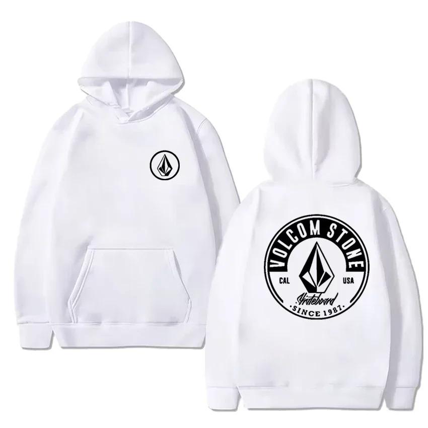 Volcom men's hoodie long-sleeved sweatshirt Hip-hop fashion casual street outdoor autumn and winter sportswear