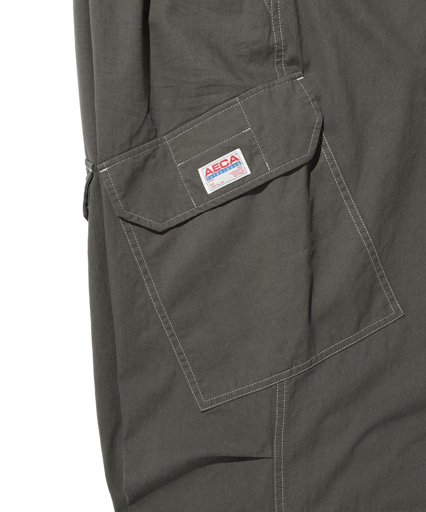 AECA Washed Multi Cargo Pants-Charcoal
