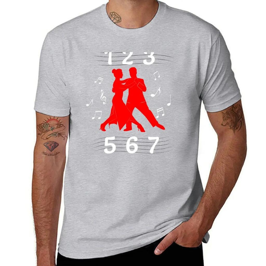 123 567 Salsa Rhythm beat T-Shirt for a boy cute tops vintage t shirt men