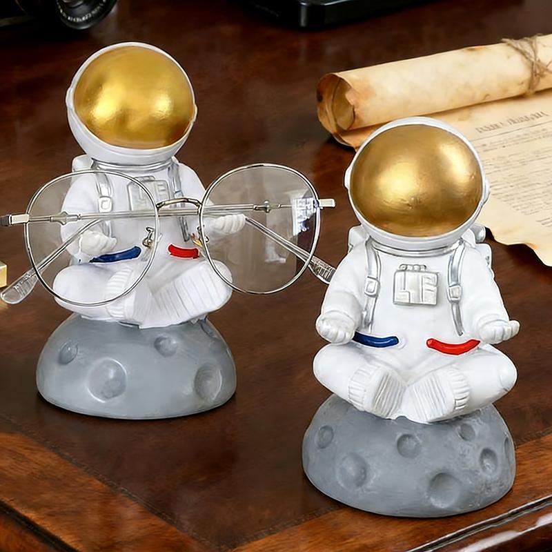 Creative Astronaut Glasses Storage Holder Cute Stand Ornament Glasses Storage Rack Glasses Store Props Decoration Gift