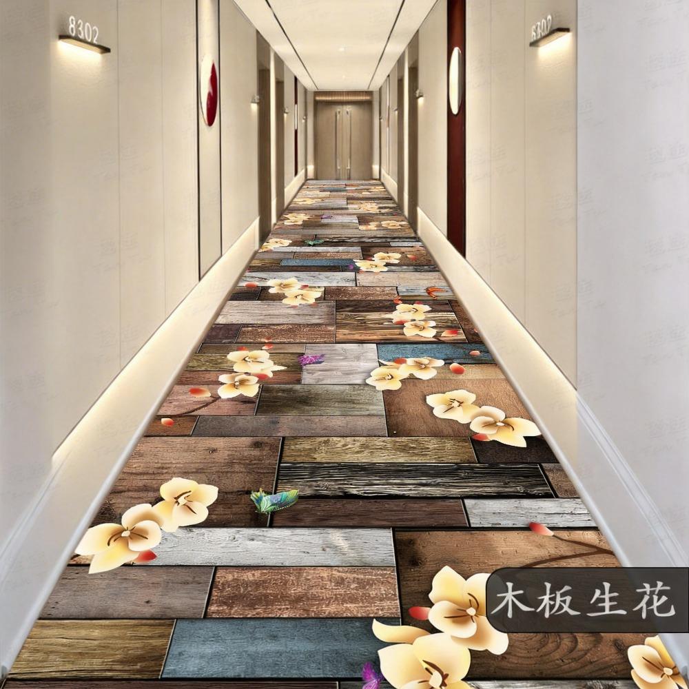 Nordic Abstract Villa Long Corridor Carpet Runner Hall Passageway Home Large Rug Stairway Comfortable Durable Washable Floor Mat