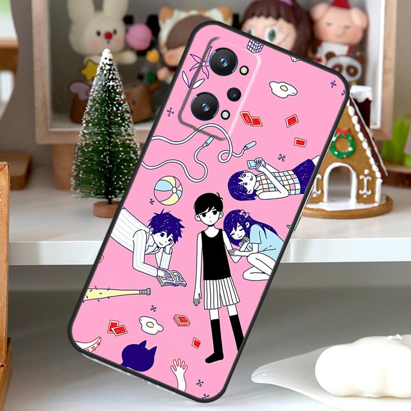 Omori Game For OPPO Realme C55 C35 C33 C31 C30 C25 C21Y C11 GT Neo 5 3T 2T Realme 10 9 11 Pro Plus Case