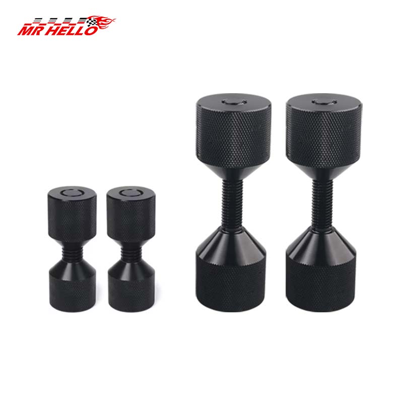 4 Pcs Aluminium Flange Two Hole Pins 1-1/8” Two Hole Alignment Pins 1-5/8” Detachable Flange Double Hole Pins