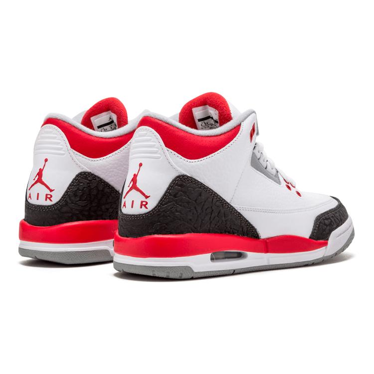 New JORDAN 3 Retro Fire Red 2013 GS 398614-120