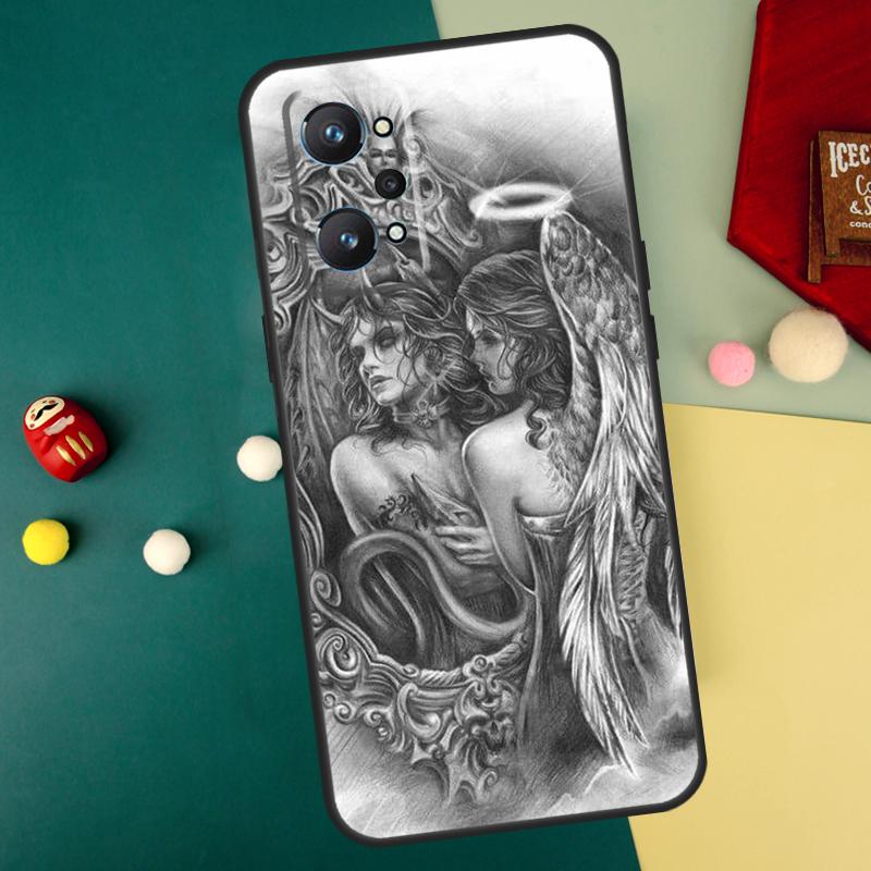 Devil Woman For Realme GT7 Pro 15 13 10 11 12 14 Pro Plus C55 C71 C75 C67 C63 C61 C53 C35 C65 GT6 Case
