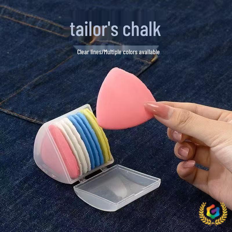

White Tailor s Chalk Powder - Colored, Protected Cutting Supplies & Sewing Tools Chalk - Mixed Colors 10 Pieces 1 Box