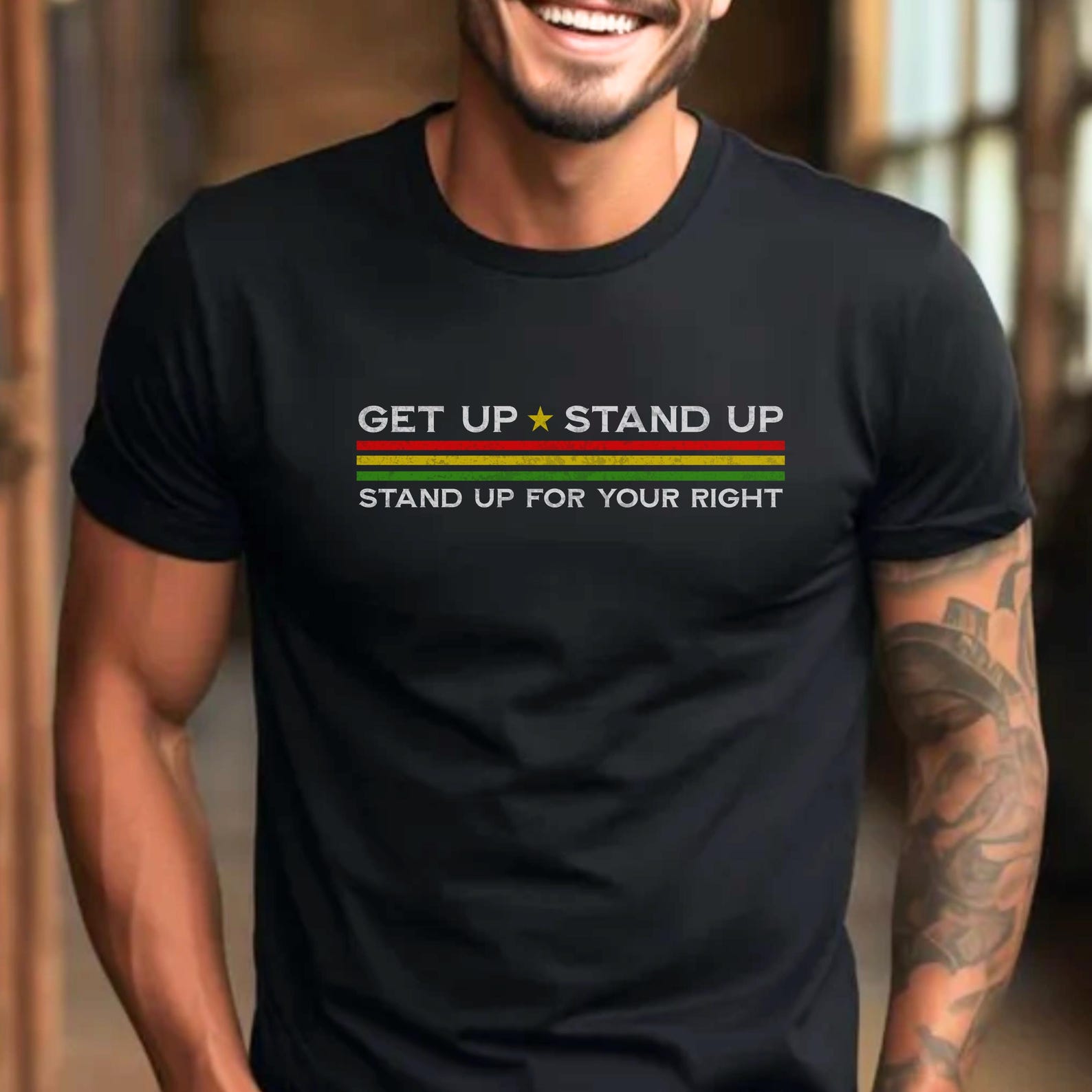 Marley Shirt, Rasta Tshirt, One Love T-Shirt, Reggae Music Tee, Vintage Reggae T Shirt, Get Up Stand Up Tee, 420 Shirt, Irie Rasta Crewneck 2XL