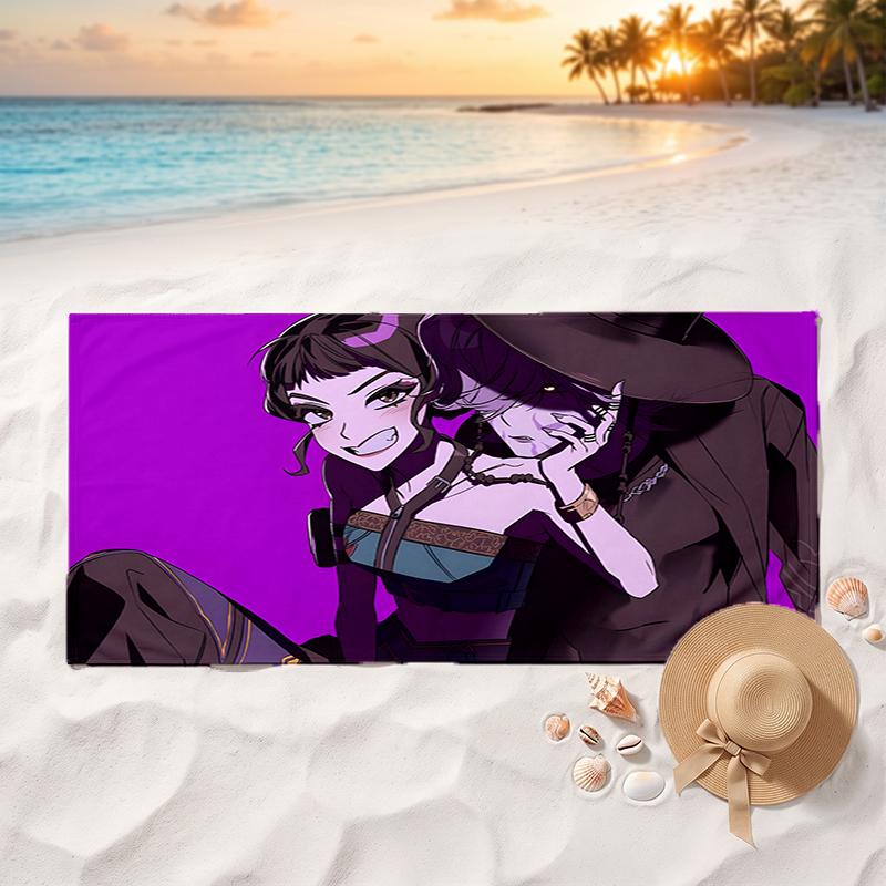 Zoeystery Soft and Comfortable Beach Towel Perfect for Vacations and Poolside Use an Ideal Gift for Summer Holidays