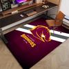 Brisbane Broncos Polyester Carpet, Soft Indoor Mat for Office Chair, Living Room, Computer Desk - Decorative Home Office Rug Design