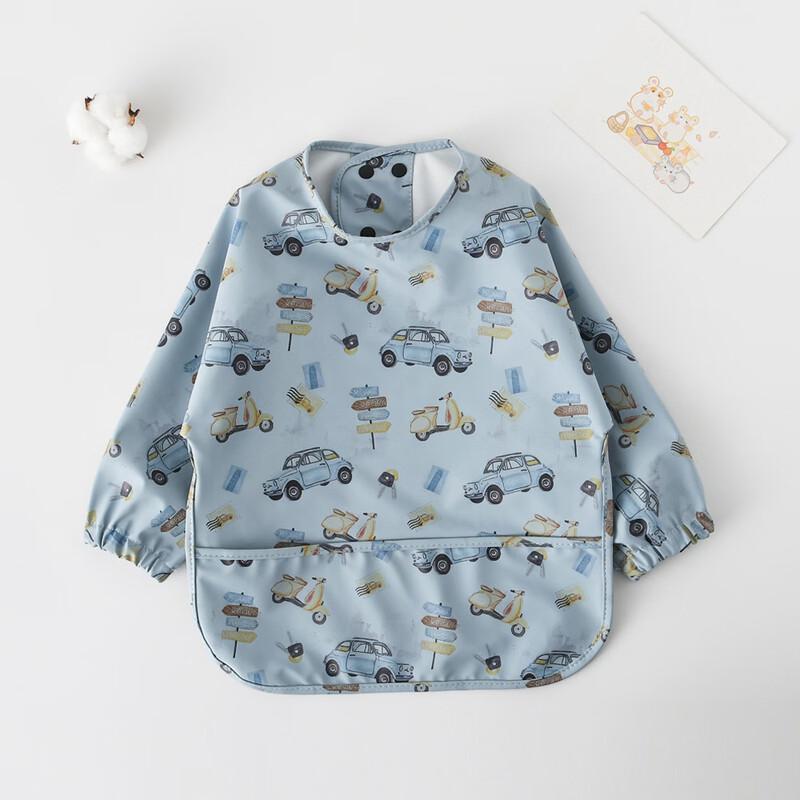 Kids Waterproof Long-Sleeve Feeding Smock